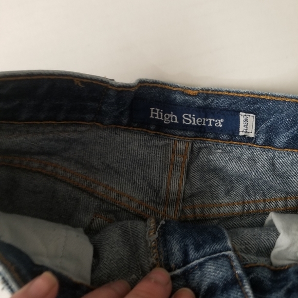 Vintage Reworked High Waisted Alice & Wonderland Jean Shorts - Size 14 Juniors - Picture 7 of 7